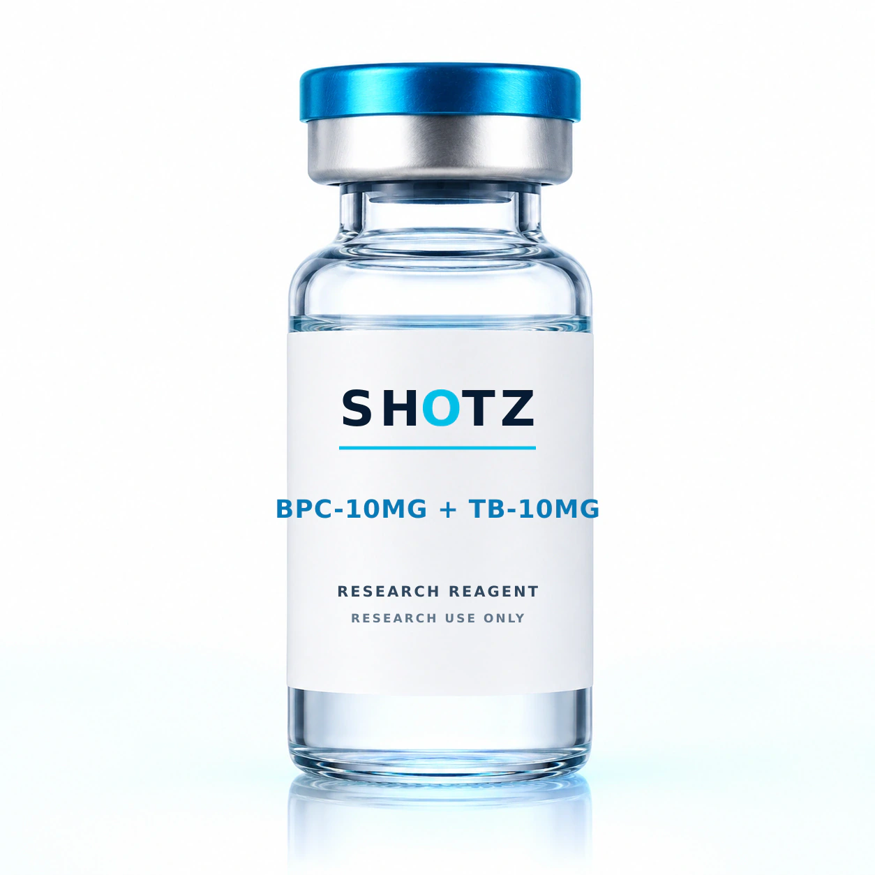 BPC 10mg + TB 10mg research reagent vial