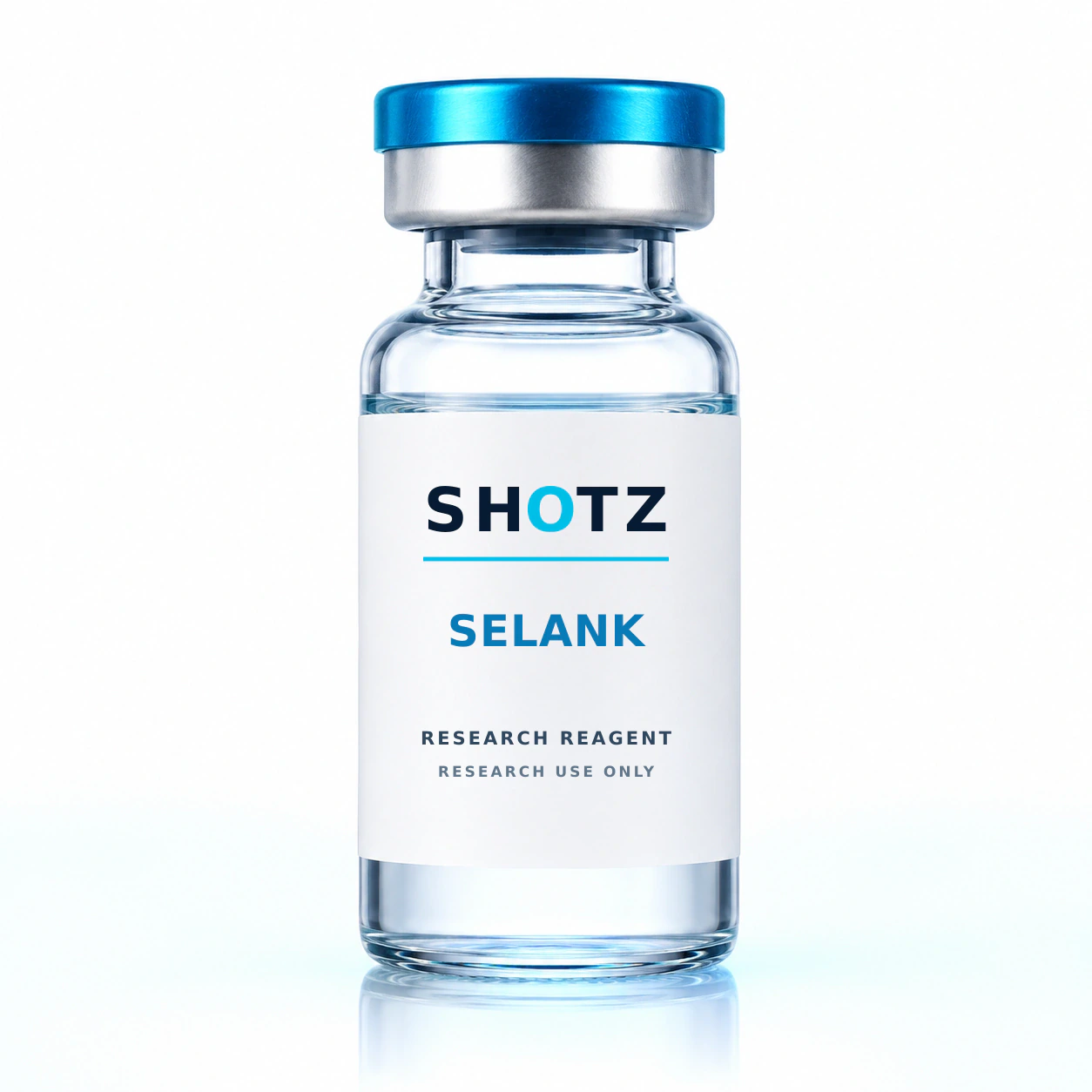 Selank research reagent vial