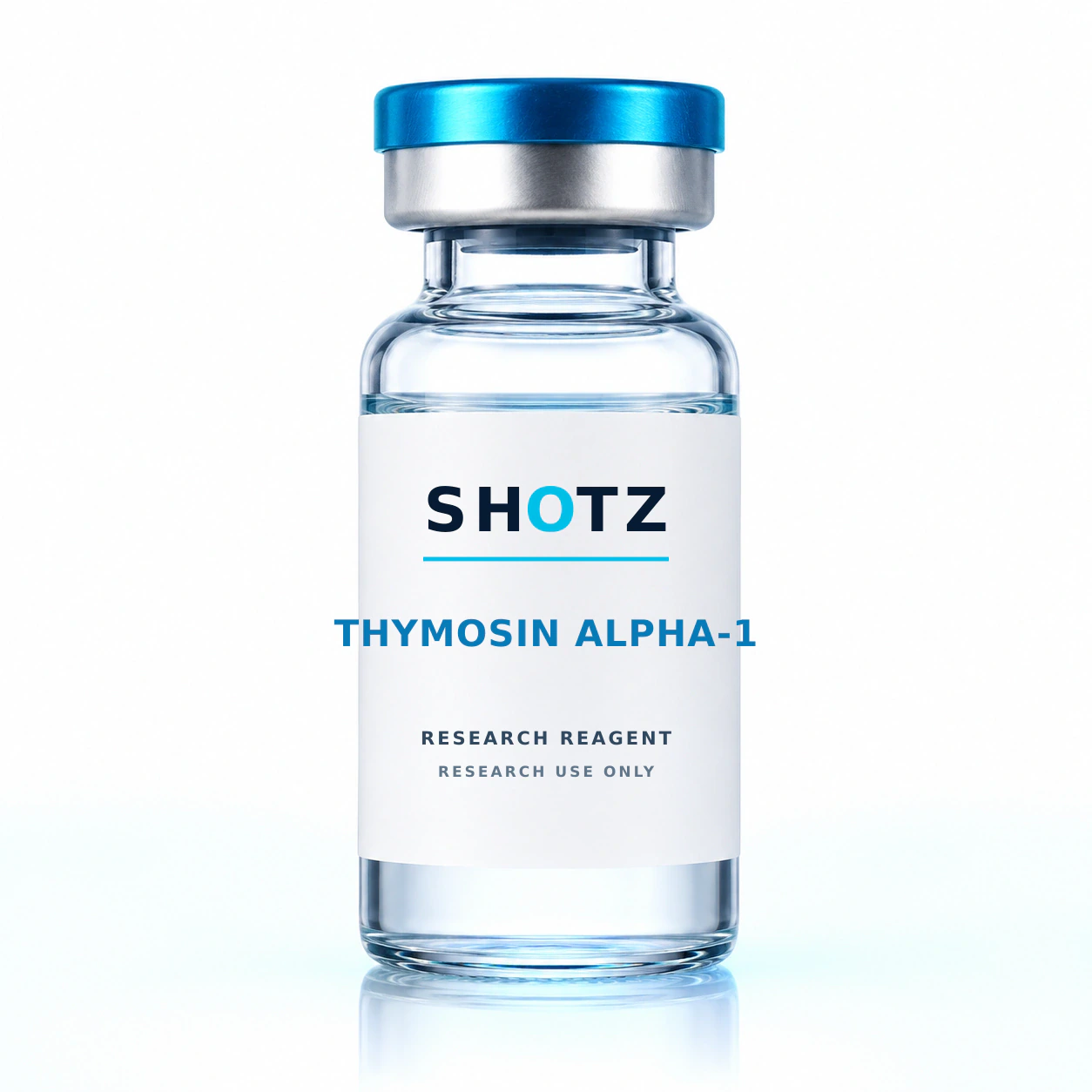 Thymosin alpha-1 research reagent vial